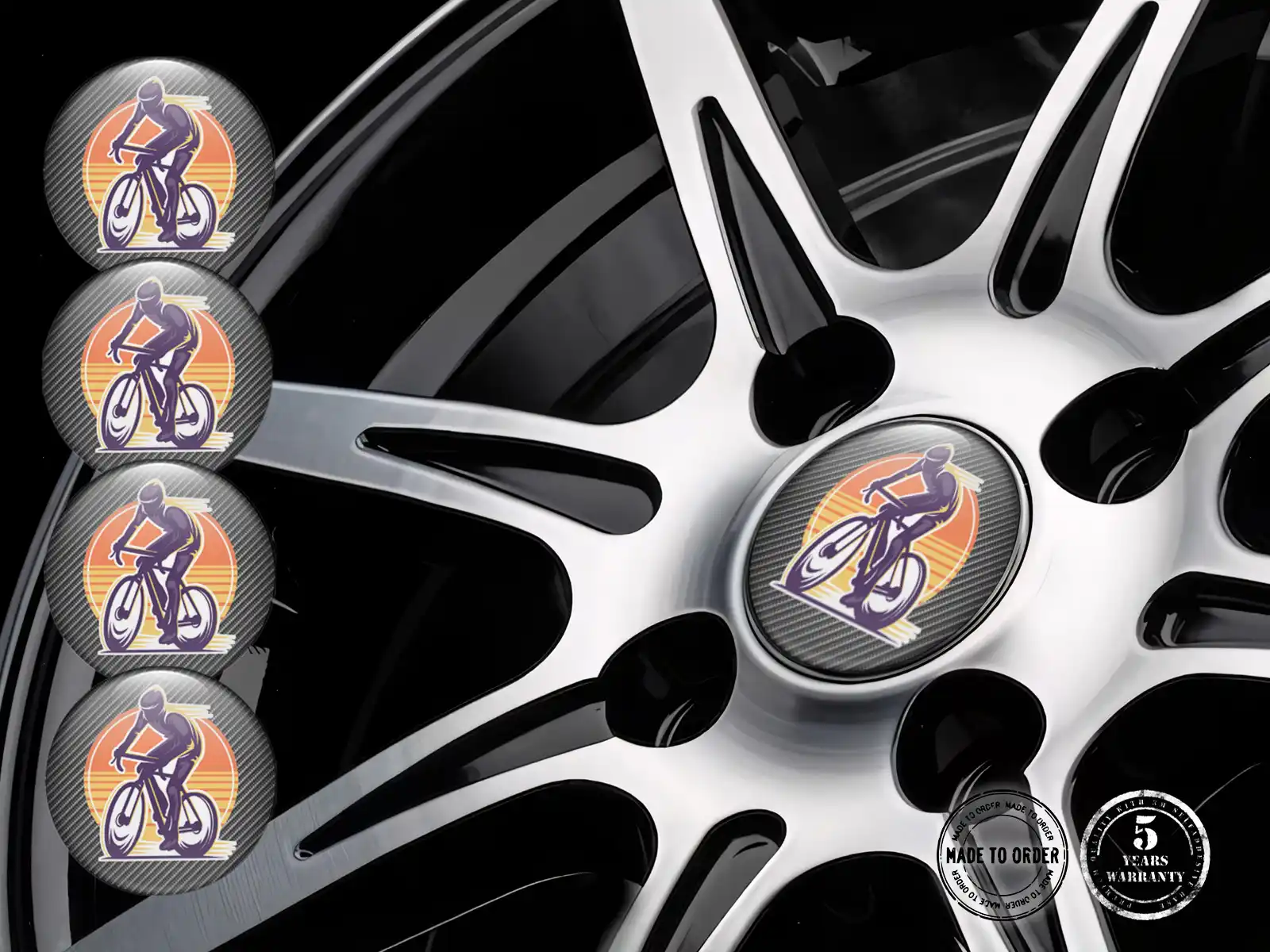 Wheel emblem Exclusive Look Superior Dome Labels